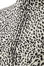 Leopard Print Turtleneck Top